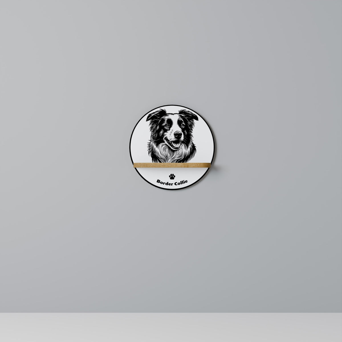 BORDER COLLIE Διακοσμητικό Ράφι Art Shelf