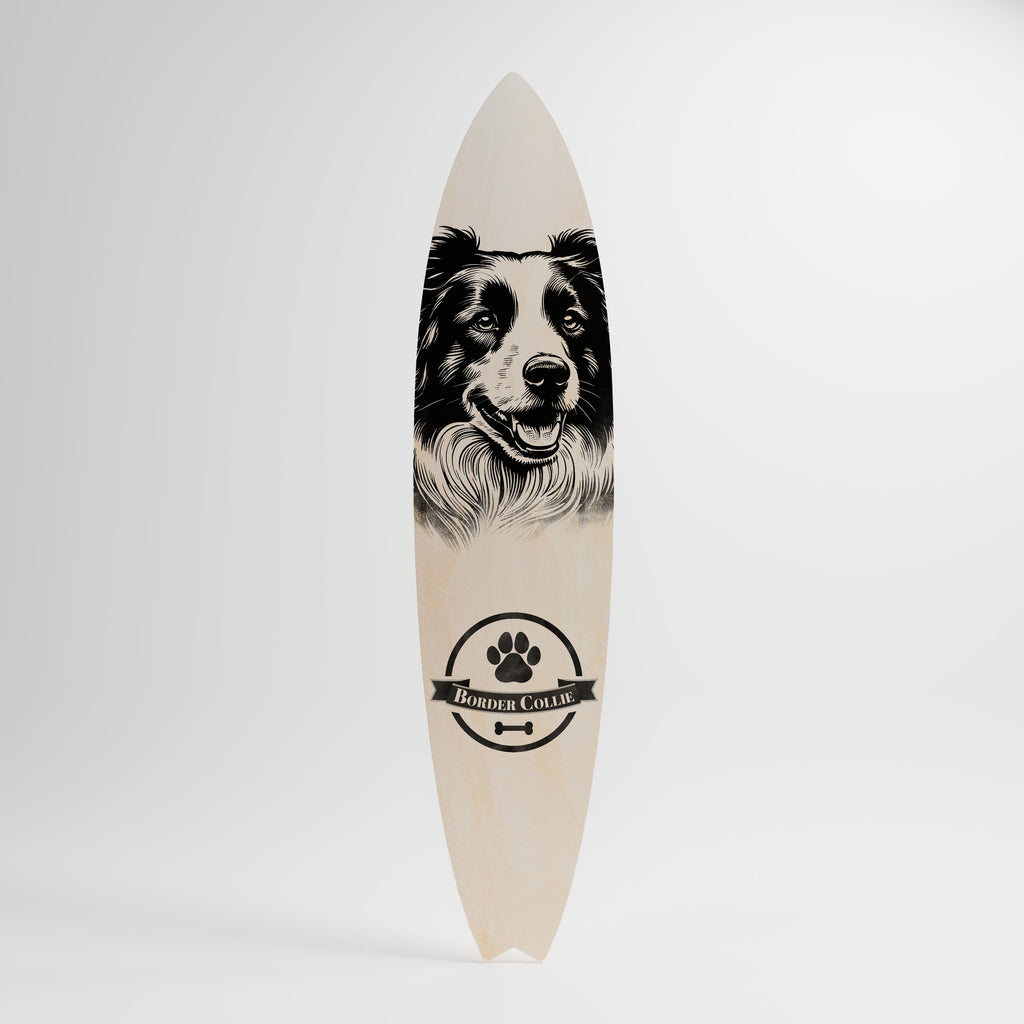 BORDER COLLIE Διακοσμητική σανίδα Surf