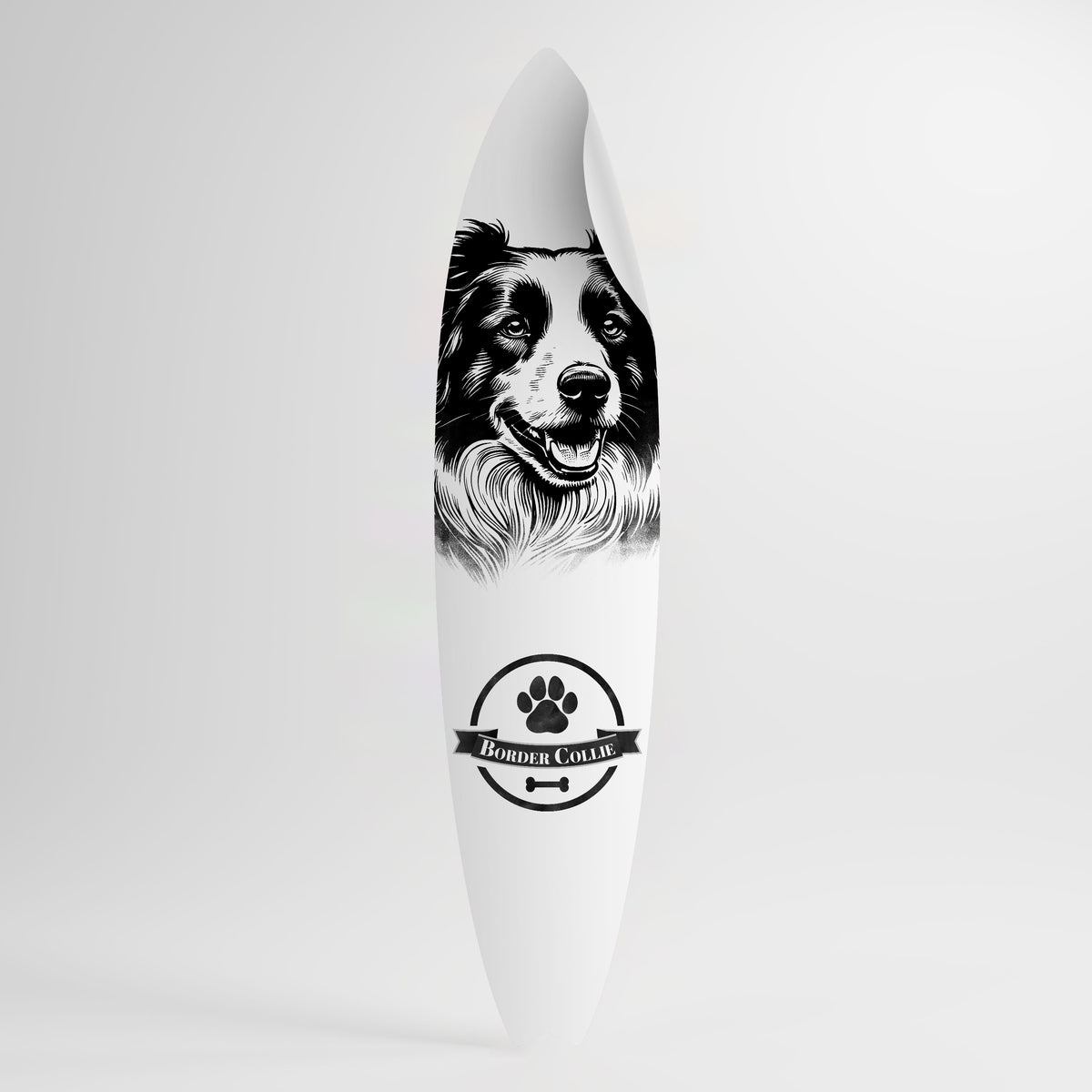 BORDER COLLIE Αυτοκόλλητη Αφίσα "Surf"