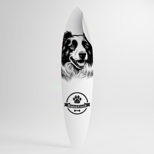 BORDER COLLIE Αυτοκόλλητη Αφίσα "Surf"