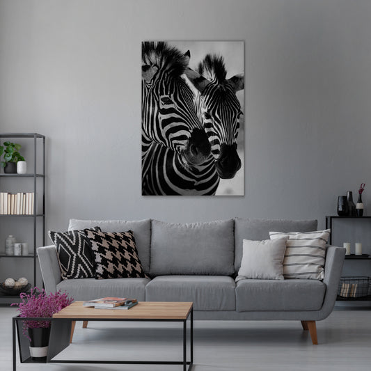 STRIPED SYMPHONY Vertical Canvas Print