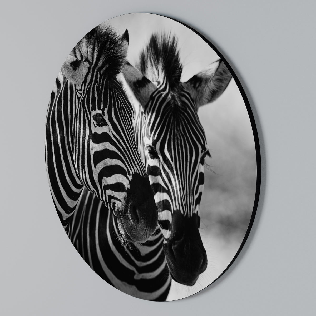 STRIPED SYMPHONY Στρογγυλός πίνακας ζωγραφικής