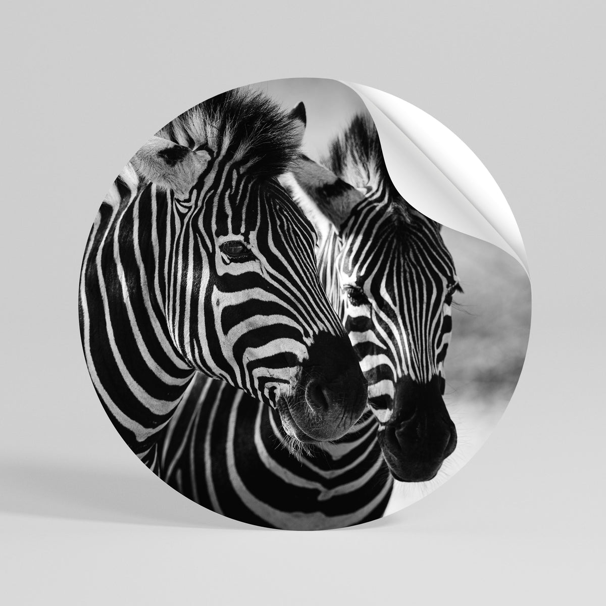 STRIPED SYMPHONY Αυτοκόλλητη Αφίσα στρογγυλή
