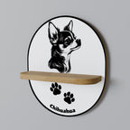 CHIHUAHUA DOG Διακοσμητικό Ράφι Art Shelf