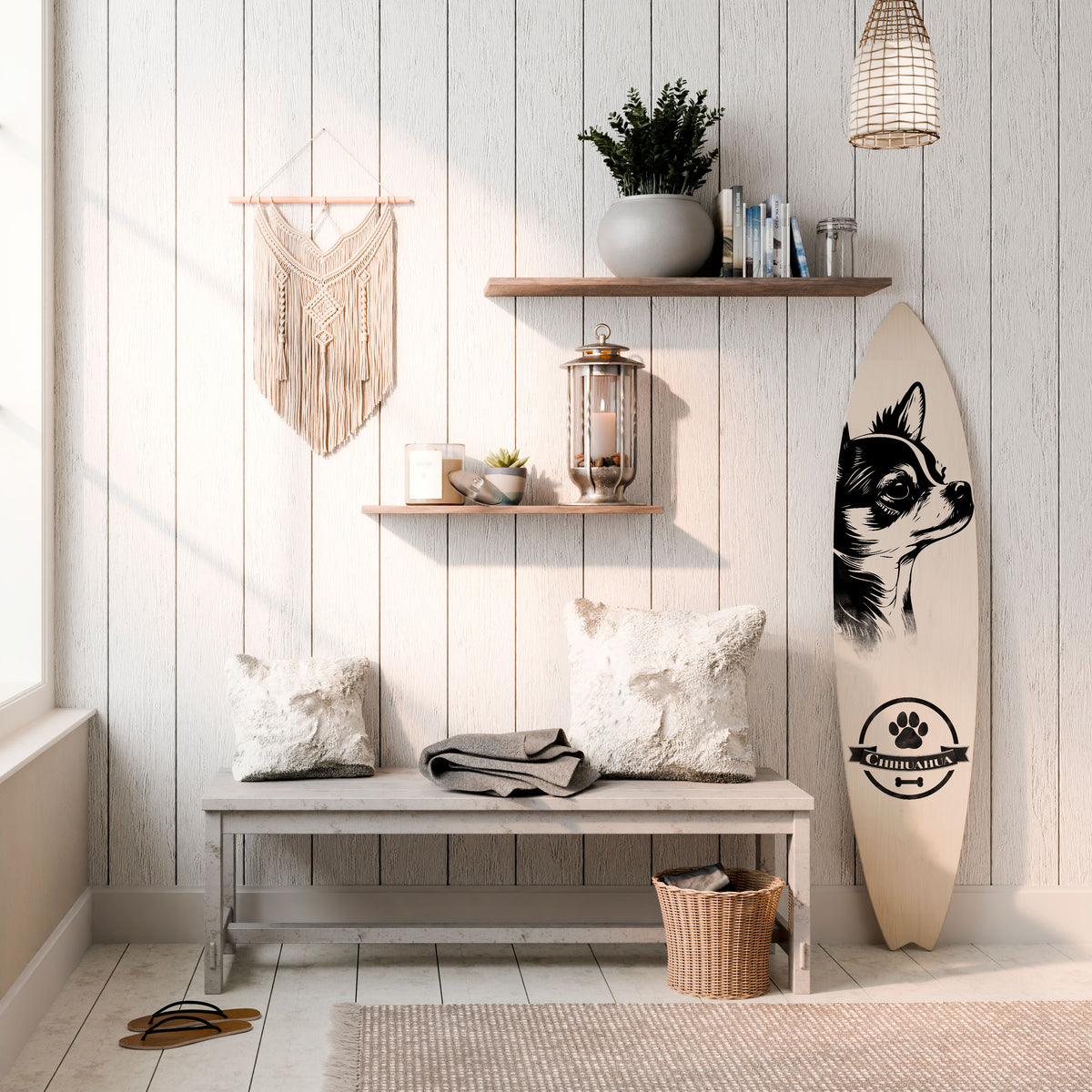 CHIHUAHUA DOG Διακοσμητική σανίδα Surf