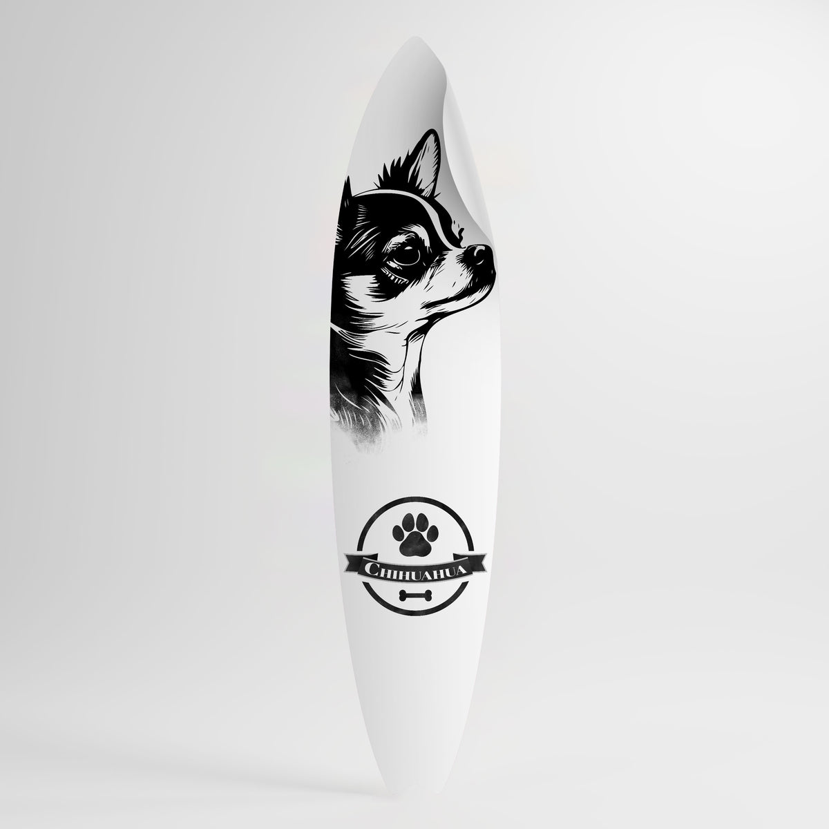 CHIHUAHUA DOG Αυτοκόλλητη Αφίσα "Surf"