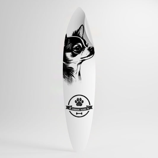 CHIHUAHUA DOG Αυτοκόλλητη Αφίσα "Surf"
