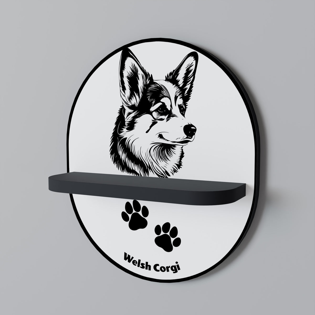 WELSH CORGI PEMBROKE Διακοσμητικό Ράφι Art Shelf