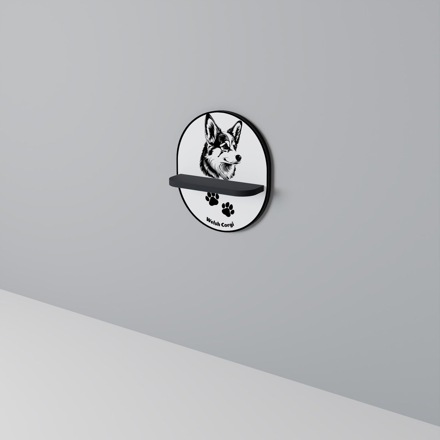 WELSH CORGI PEMBROKE Art Shelf