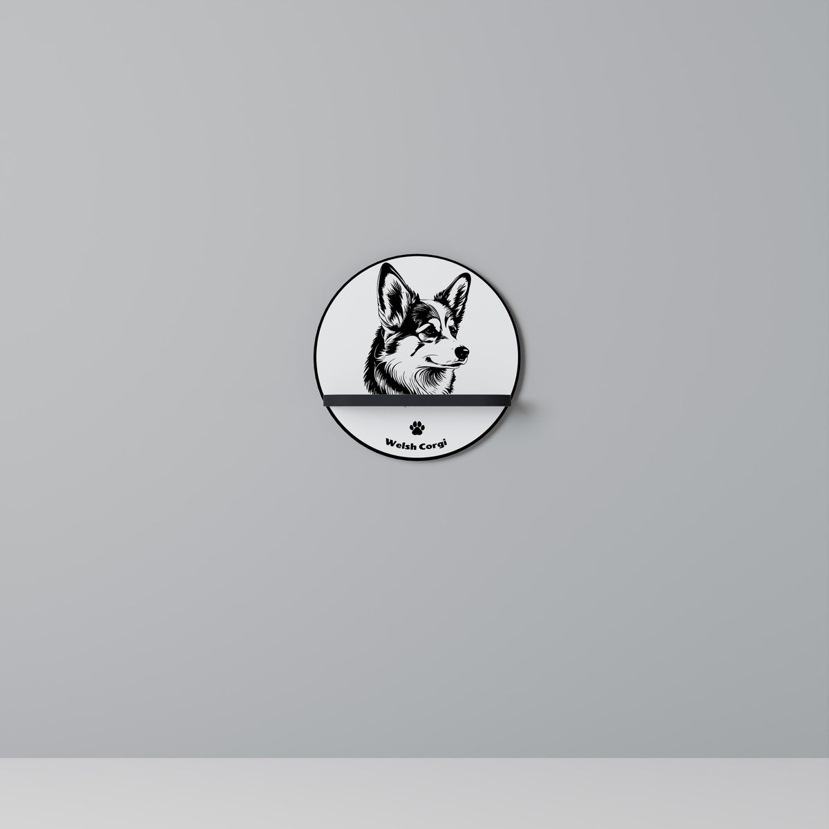 WELSH CORGI PEMBROKE Διακοσμητικό Ράφι Art Shelf