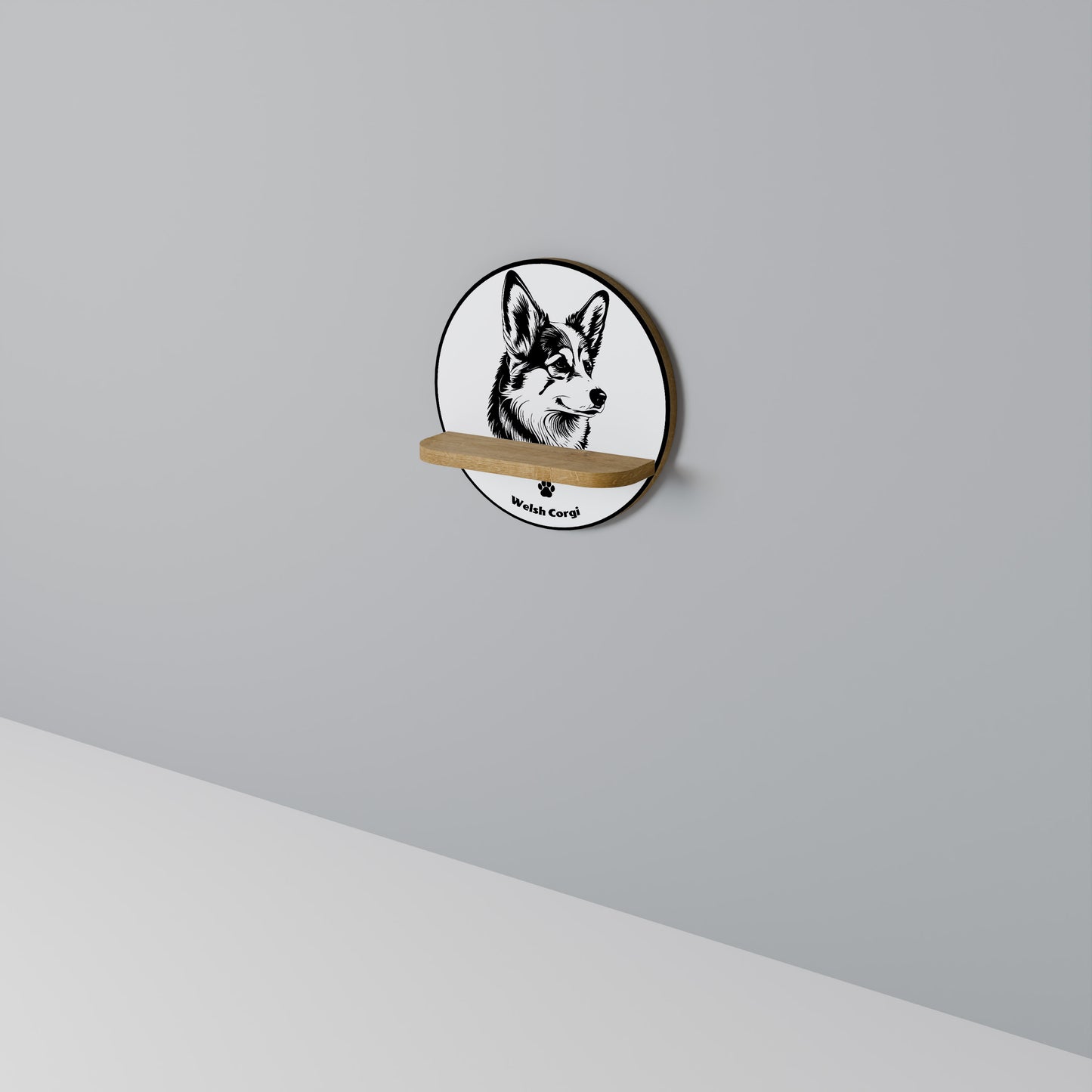 WELSH CORGI PEMBROKE Art Shelf