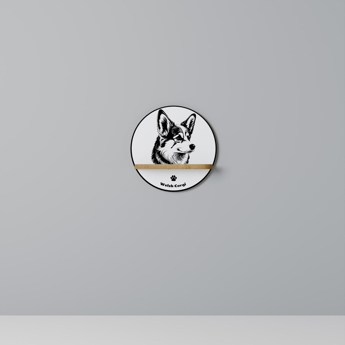 WELSH CORGI PEMBROKE Διακοσμητικό Ράφι Art Shelf