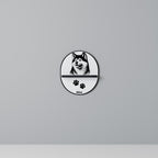 AKITA DOG Art Shelf
