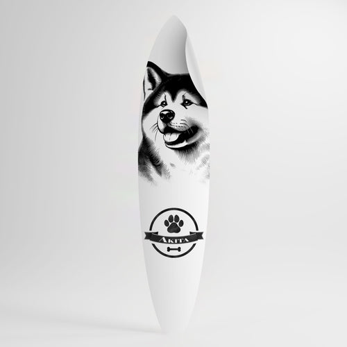 AKITA DOG Peel and Stick Surfboard Sticker