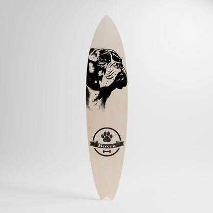 BOXER DOG Διακοσμητική σανίδα Surf