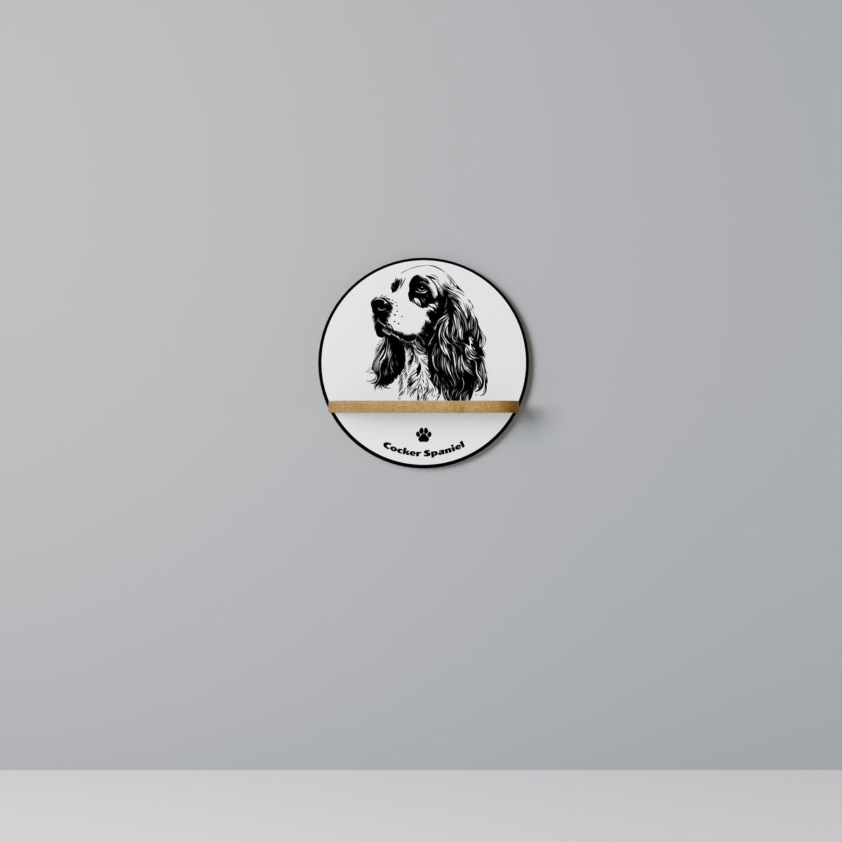 ENGLISH COCKER SPANIEL Διακοσμητικό Ράφι Art Shelf