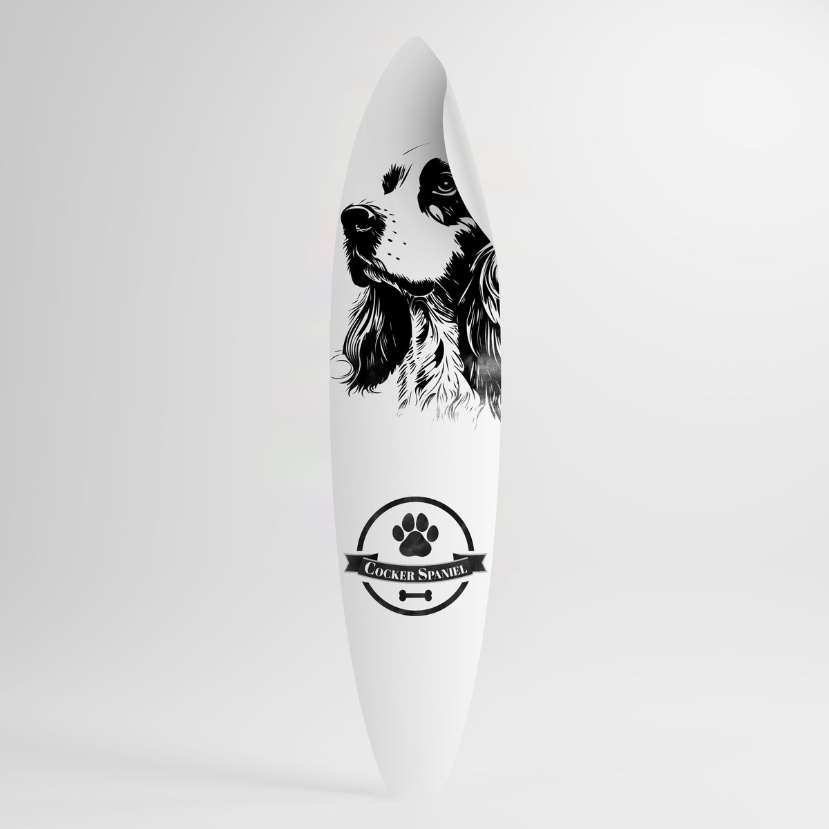 ENGLISH COCKER SPANIEL Αυτοκόλλητη Αφίσα "Surf"
