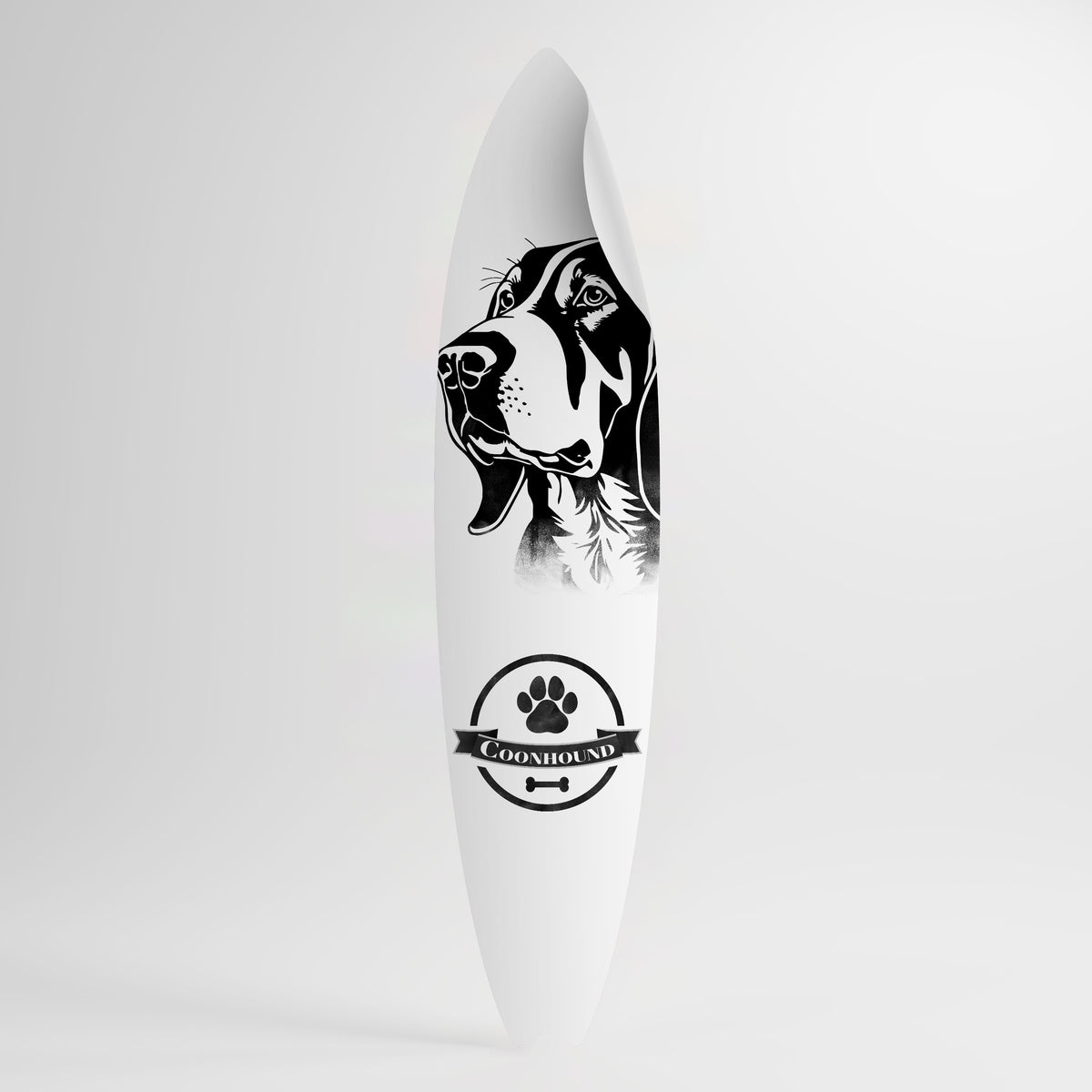 COONHOUND DOG Αυτοκόλλητη Αφίσα "Surf"