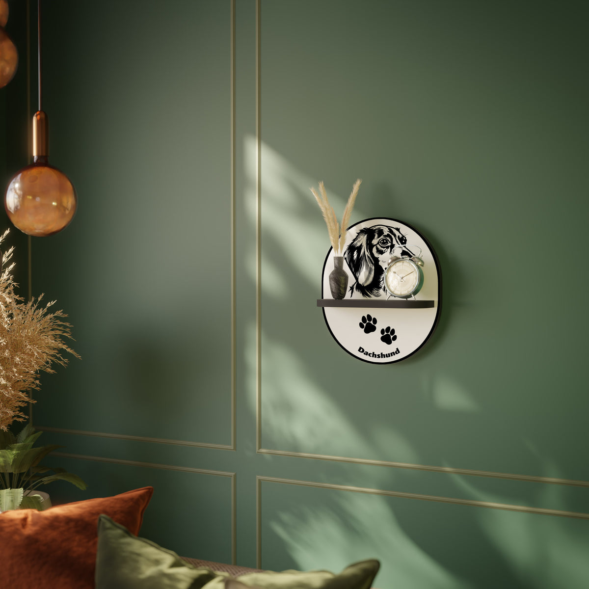 DACHSHUND DOG Διακοσμητικό Ράφι Art Shelf