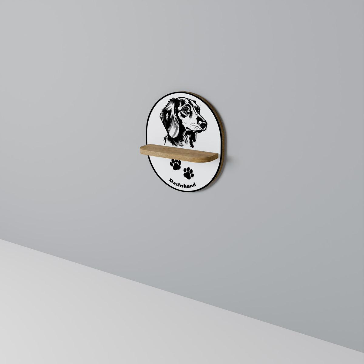 DACHSHUND DOG Διακοσμητικό Ράφι Art Shelf