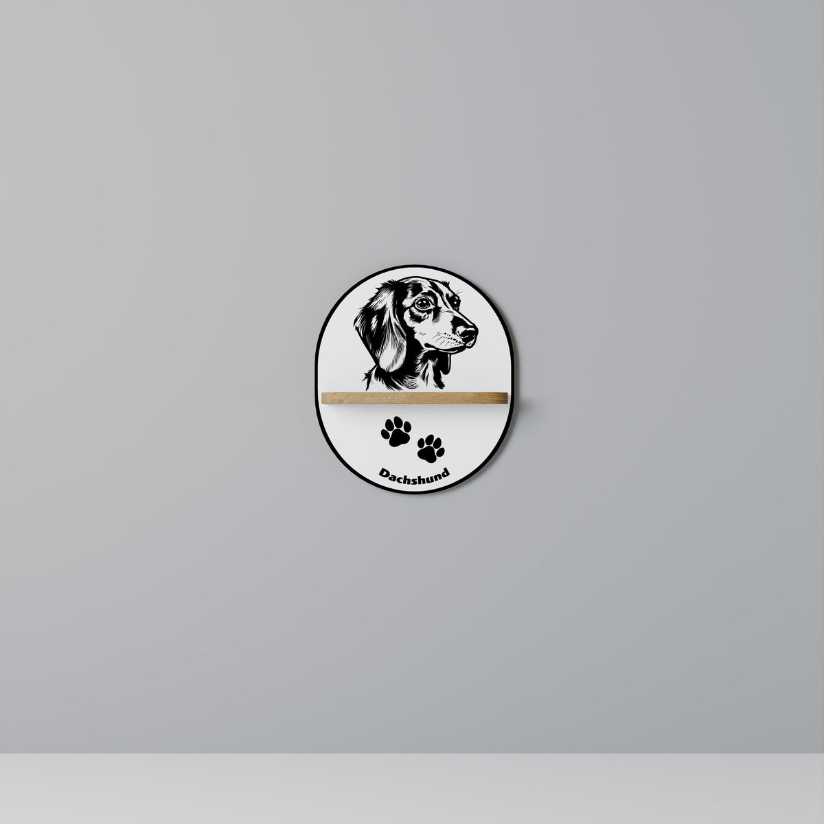 DACHSHUND DOG Διακοσμητικό Ράφι Art Shelf