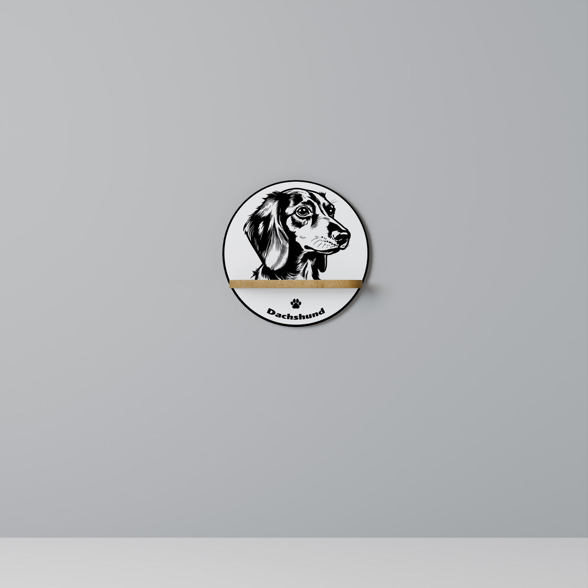 DACHSHUND DOG Διακοσμητικό Ράφι Art Shelf