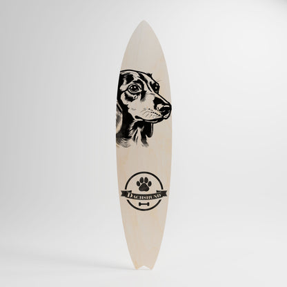 DACHSHUND DOG Διακοσμητική σανίδα Surf