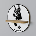 DOBERMAN DOG Διακοσμητικό Ράφι Art Shelf