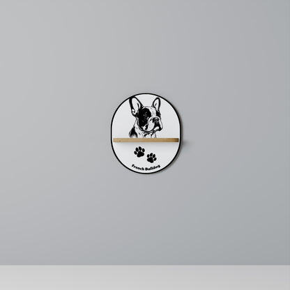 FRENCH BULLDOG Art Shelf