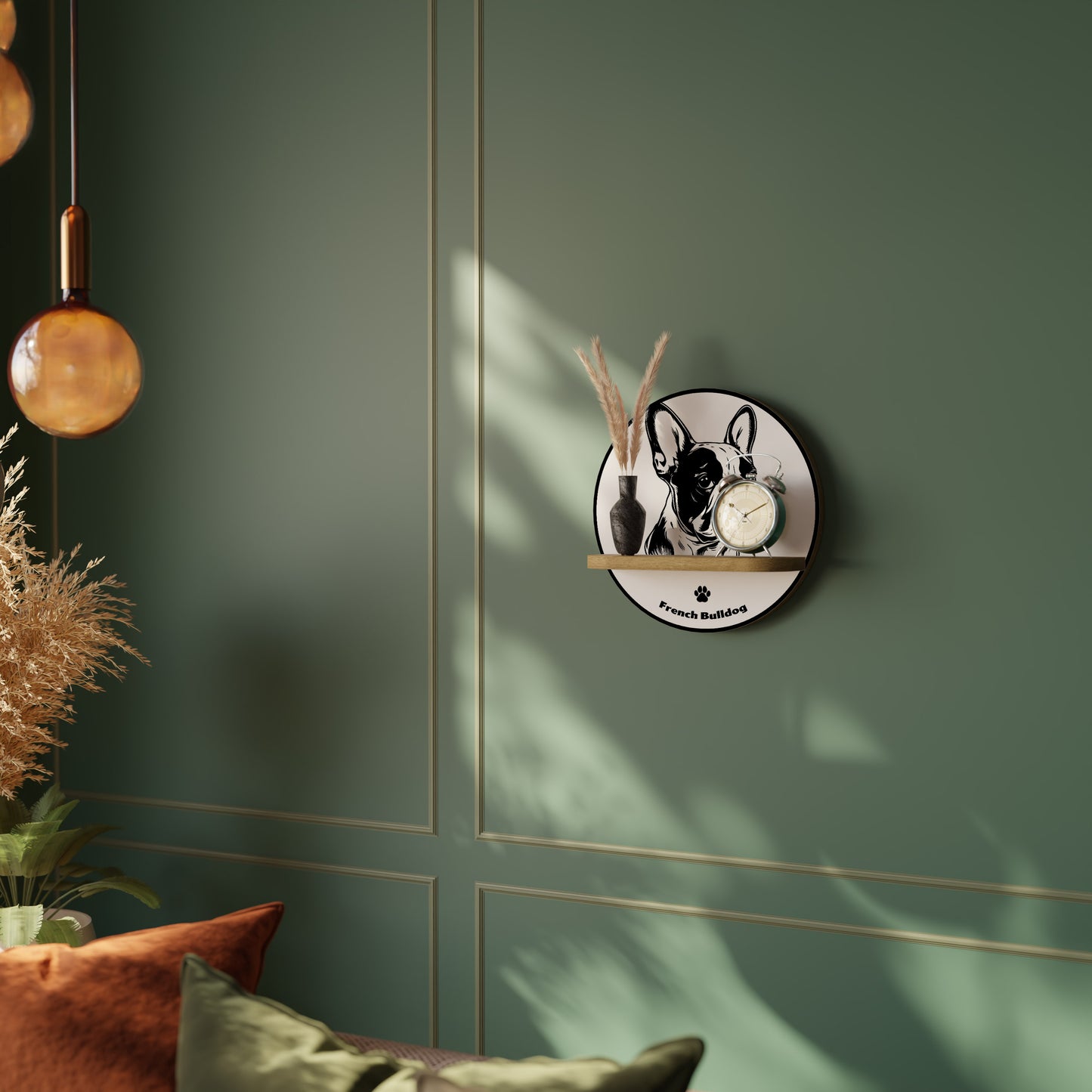 FRENCH BULLDOG Art Shelf