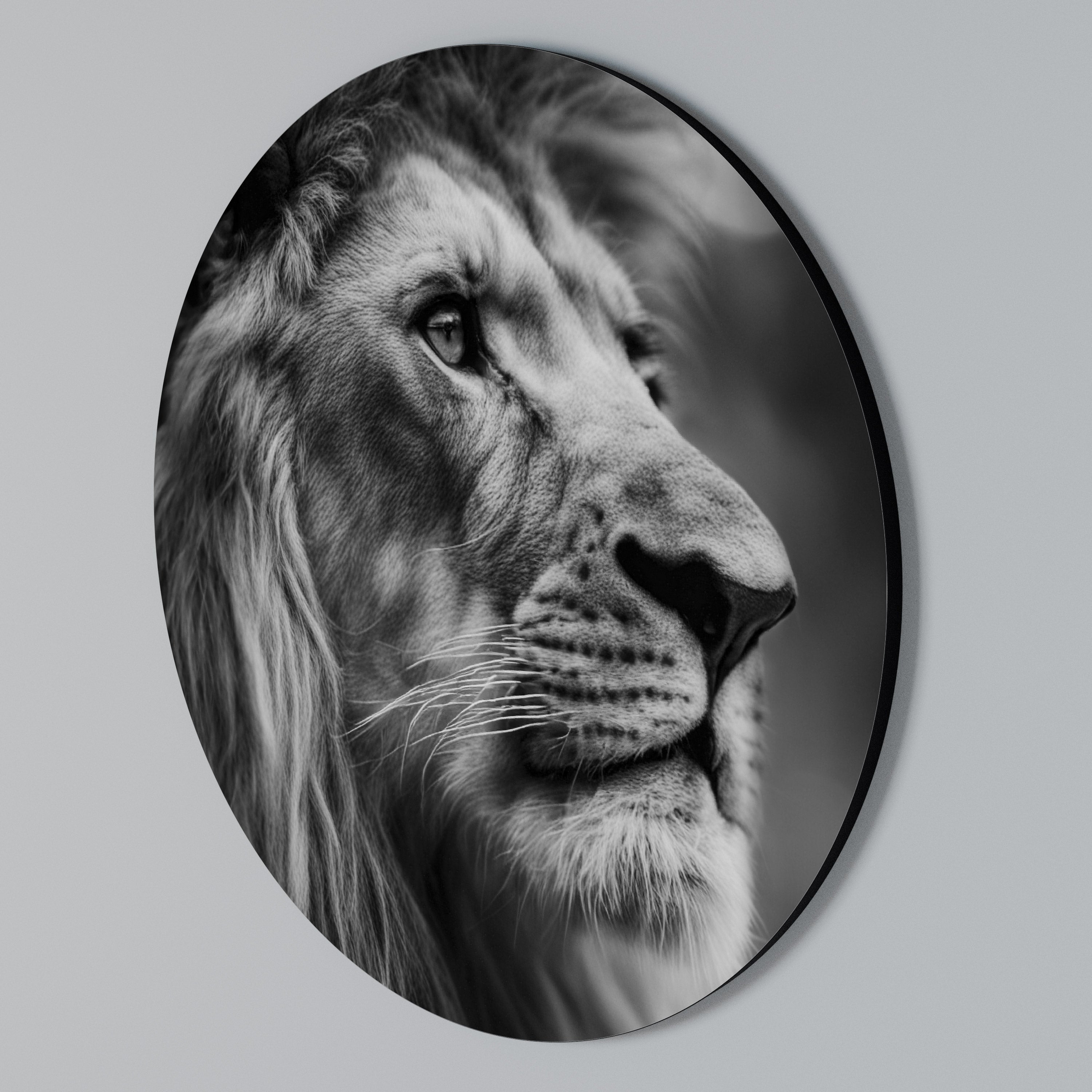 ROYAL REFLECTION Round Wall Art