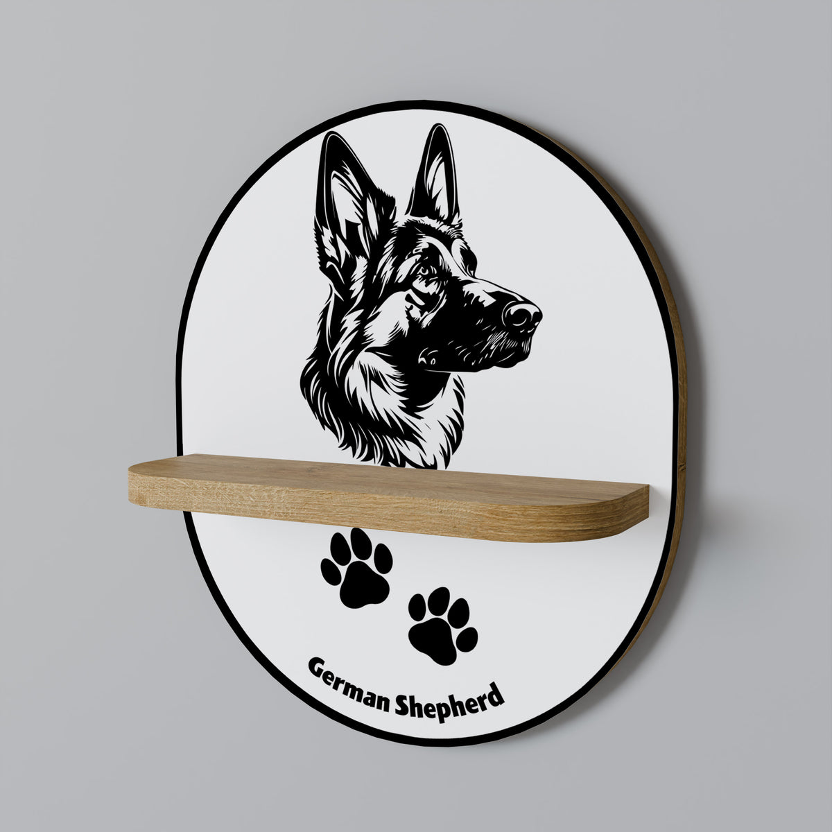 GERMAN SHEPARD Διακοσμητικό Ράφι Art Shelf
