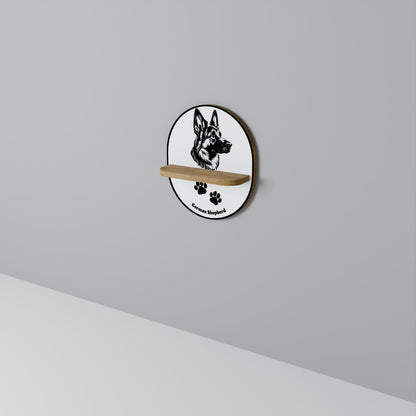 GERMAN SHEPARD Art Shelf