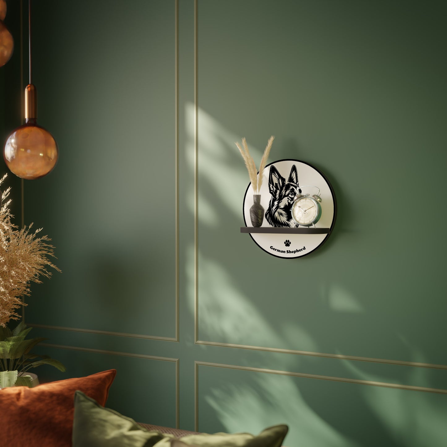 GERMAN SHEPARD Art Shelf