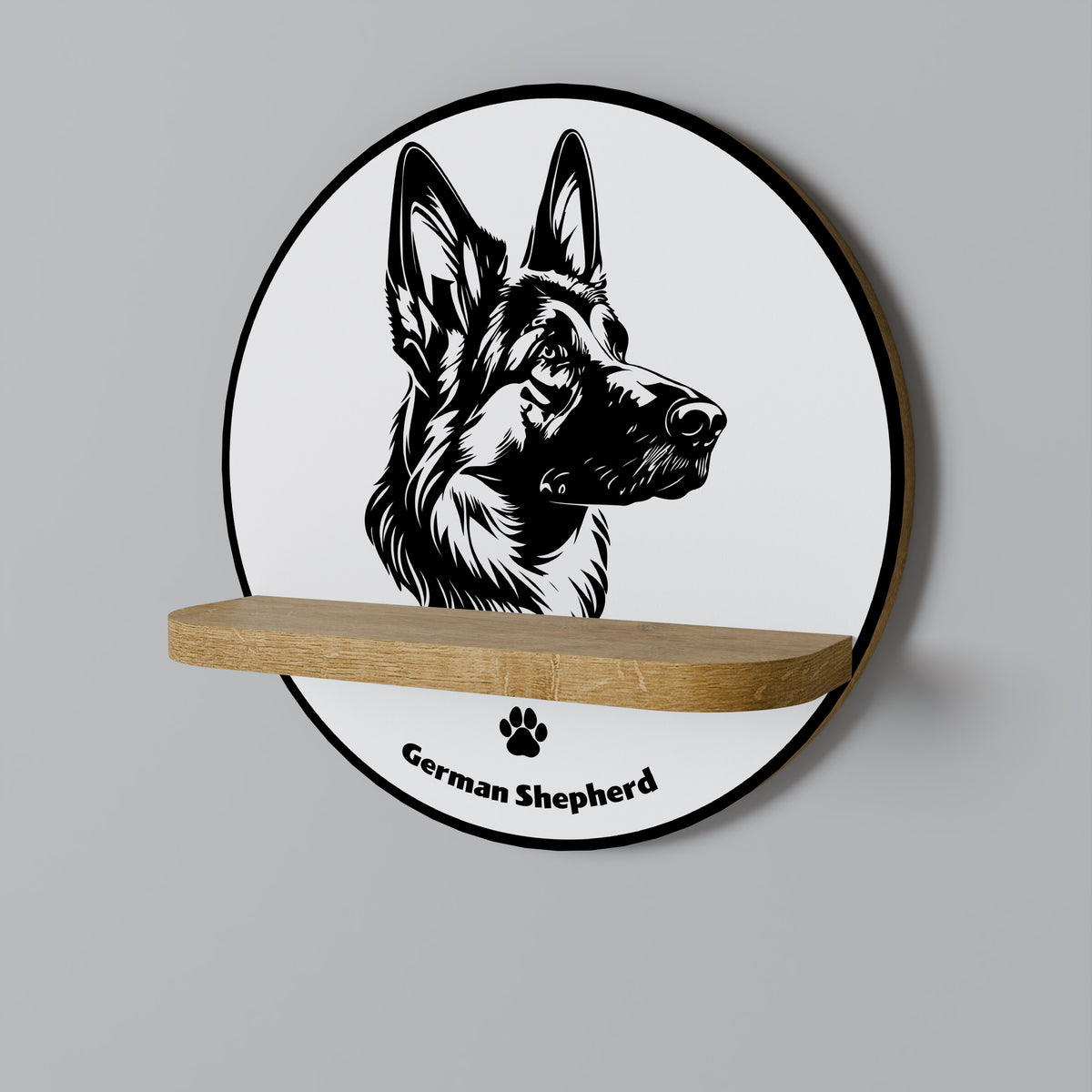 GERMAN SHEPARD Διακοσμητικό Ράφι Art Shelf