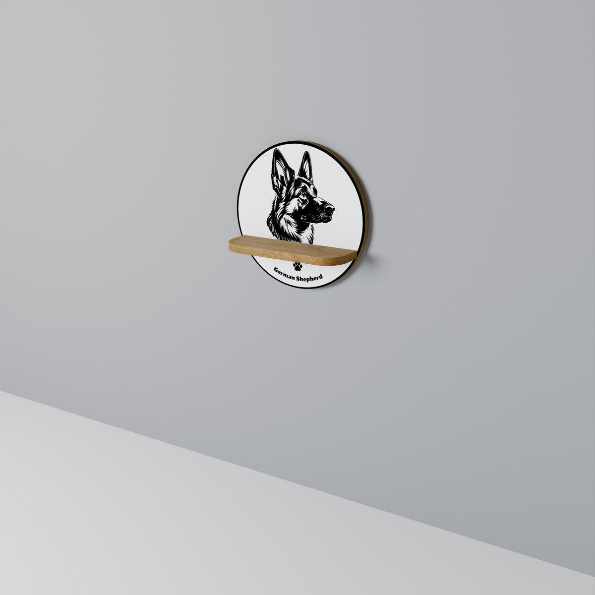 GERMAN SHEPARD Διακοσμητικό Ράφι Art Shelf