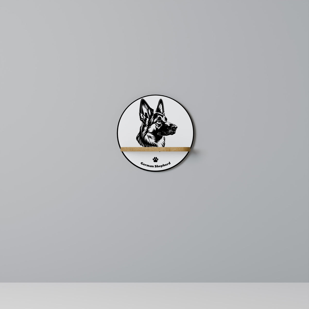 GERMAN SHEPARD Διακοσμητικό Ράφι Art Shelf