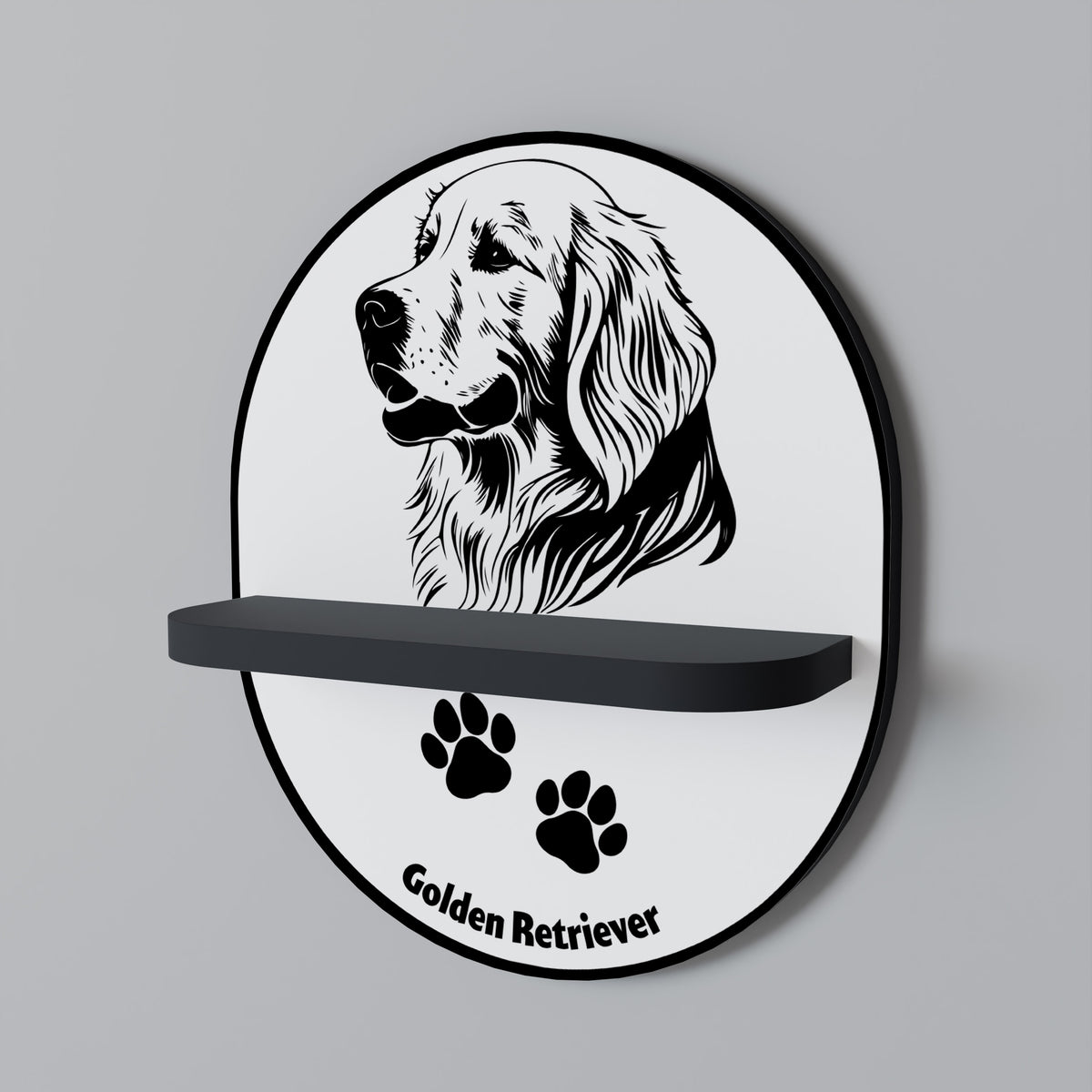 GOLDEN RETRIEVER Διακοσμητικό Ράφι Art Shelf