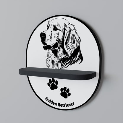 GOLDEN RETRIEVER Διακοσμητικό Ράφι Art Shelf