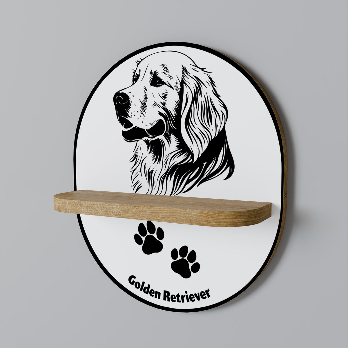 GOLDEN RETRIEVER Διακοσμητικό Ράφι Art Shelf