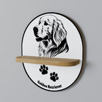 GOLDEN RETRIEVER Art Shelf