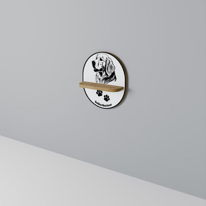 GOLDEN RETRIEVER Διακοσμητικό Ράφι Art Shelf
