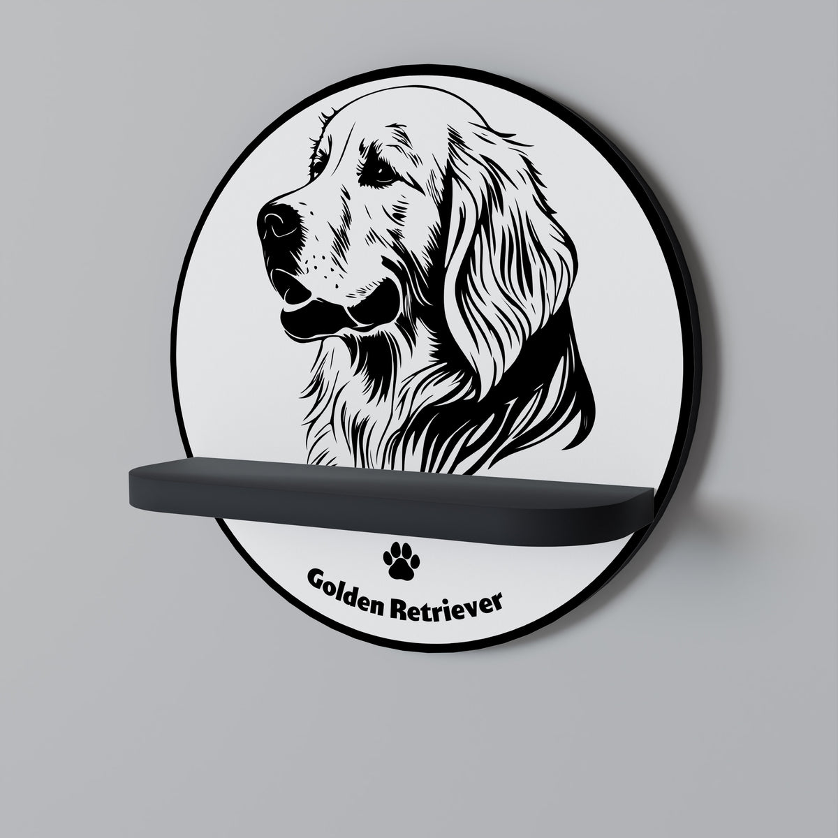 GOLDEN RETRIEVER Διακοσμητικό Ράφι Art Shelf