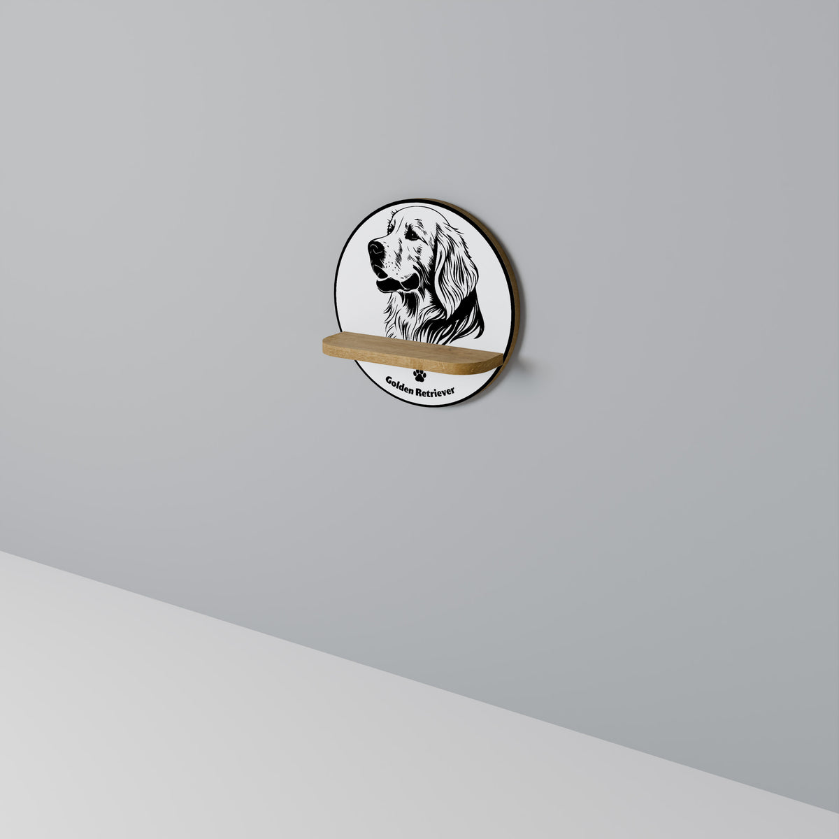 GOLDEN RETRIEVER Διακοσμητικό Ράφι Art Shelf