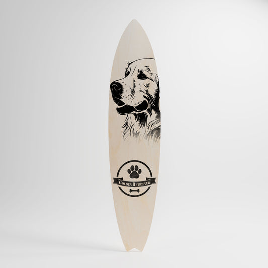 GOLDEN RETRIEVER Διακοσμητική σανίδα Surf