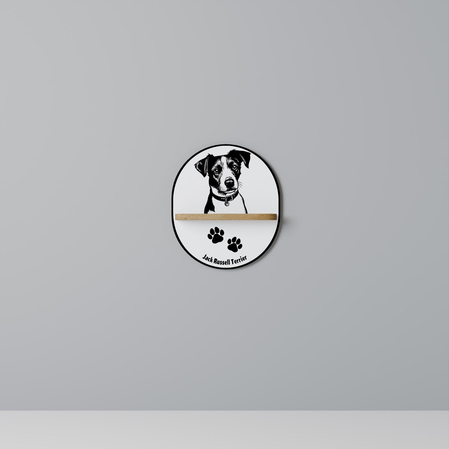 JACK RUSSEL TERRIER Art Shelf