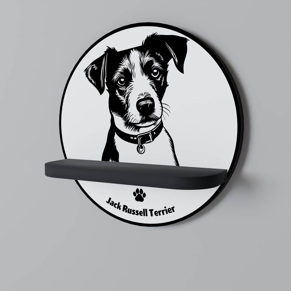 JACK RUSSEL TERRIER Art Shelf