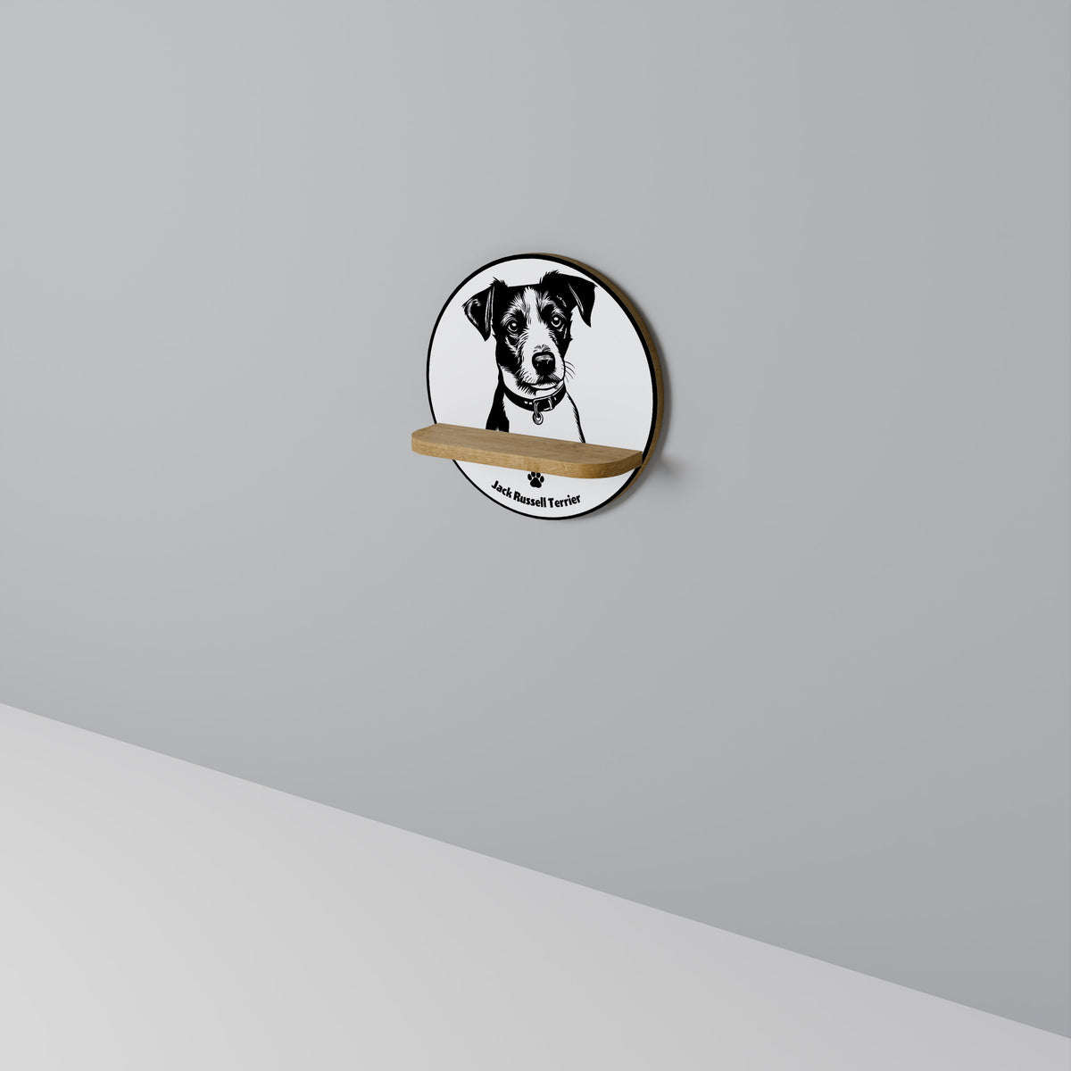 JACK RUSSEL TERRIER Art Shelf