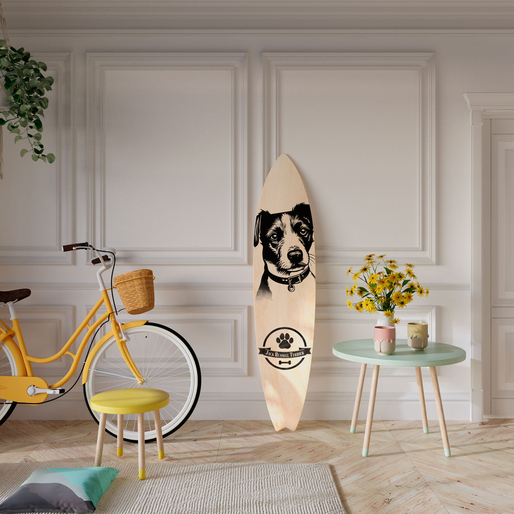 JACK RUSSEL TERRIER Διακοσμητική σανίδα Surf