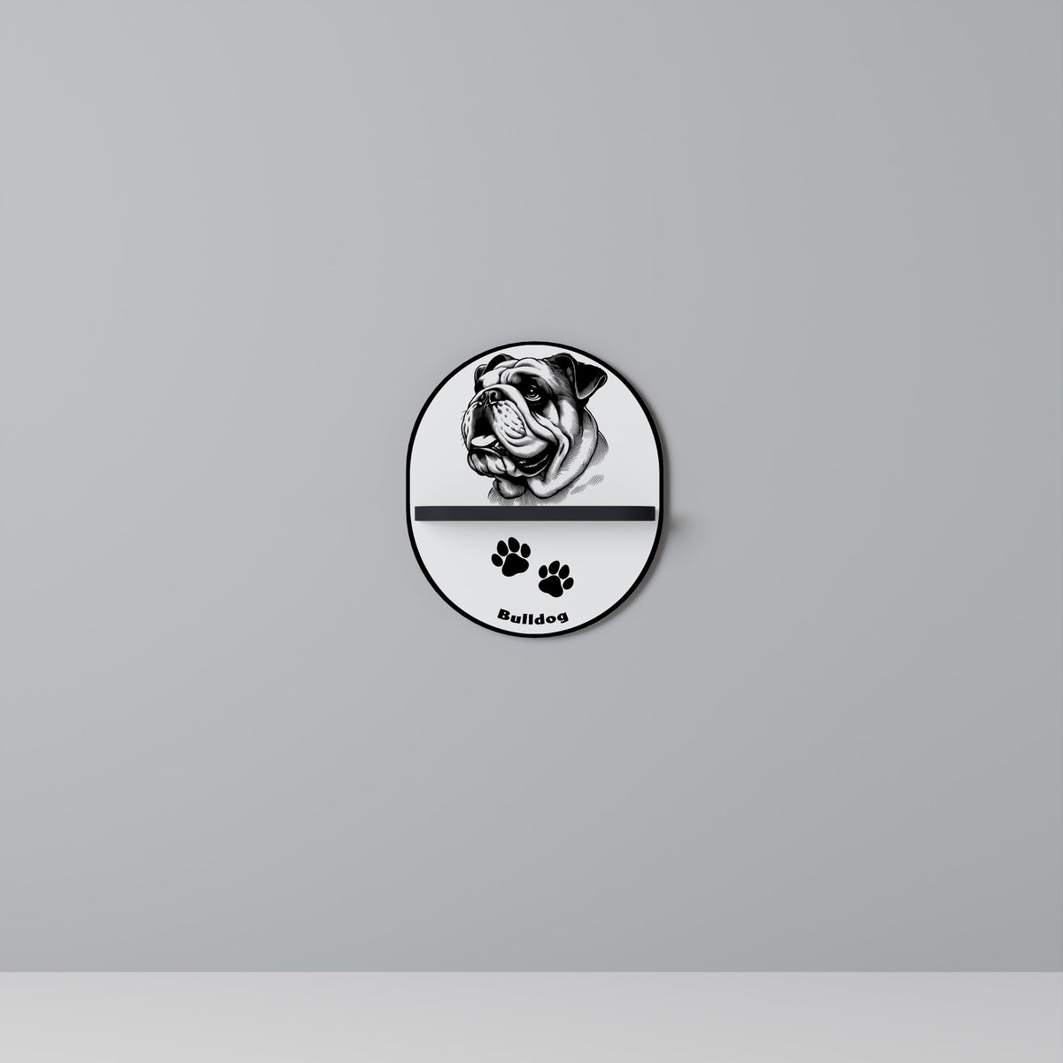 BULLDOG DOG Διακοσμητικό Ράφι Art Shelf